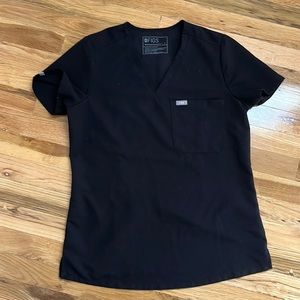 Black Figs Scrub Top